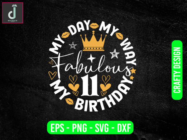 My day my way my birthday fabulous svg design,black queen svg,birthday shirt png