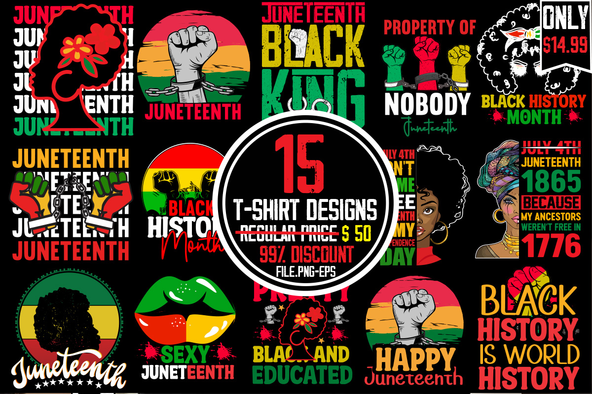 juneteenth-t-shirt-bundle-15-t-shirt-designs-on-sell-designs-big-sell