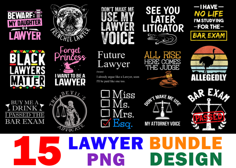 15 Lawer Shirt Designs Bundle For Commercial Use, Lawer T-shirt, Lawer png file, Lawer digital file, Lawer gift, Lawer download, Lawer design