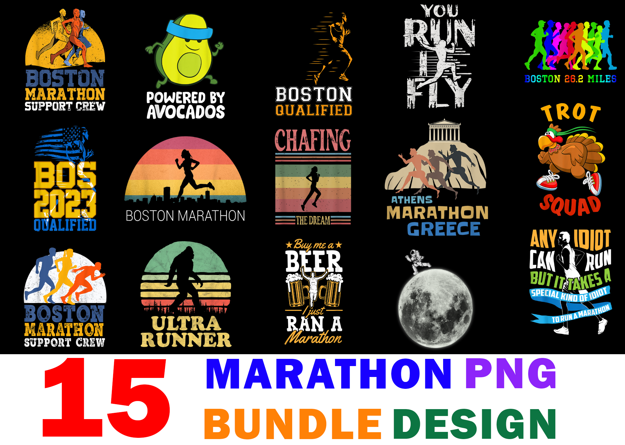 Boston Annual Marathon Runner 26.2 Miles Long Support Crew T-Shirt