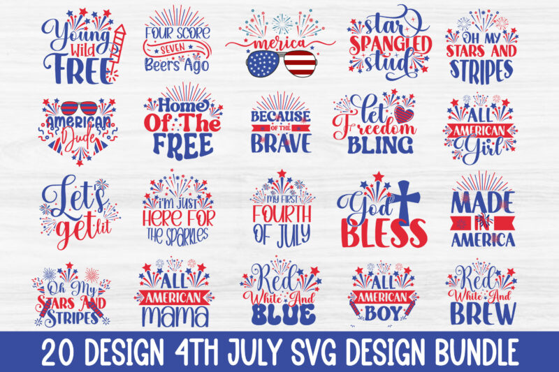 4th of July svg bundle