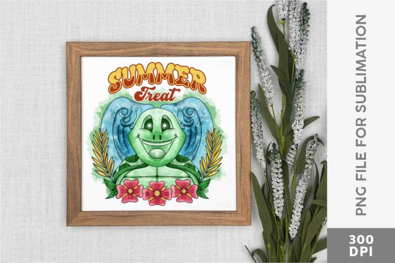 Watercolor Summer Animals Sublimation PNG Bundle, UNIVERSTOCK