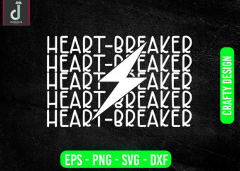 HEART-BREAKER svg design, valentine svg bundle design, cut files