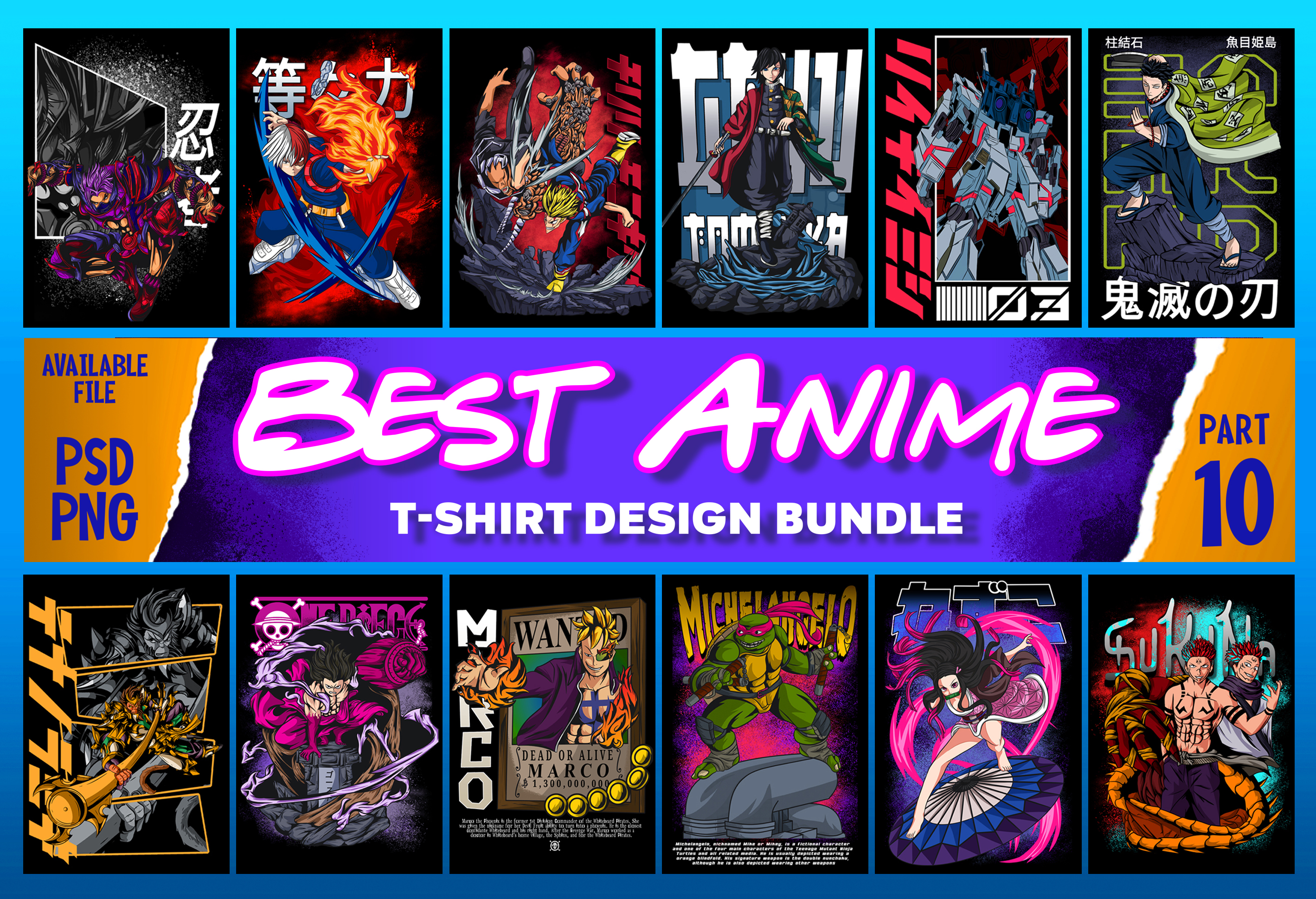 Anime T-Shirt Design Ideas - Custom Anime Shirts & Clipart - Design Online