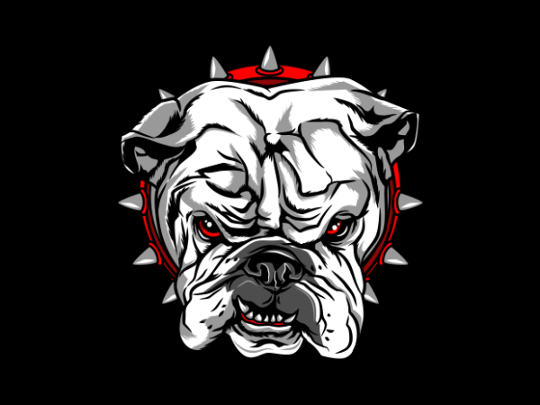 Bulldog cartoon 2 t shirt template