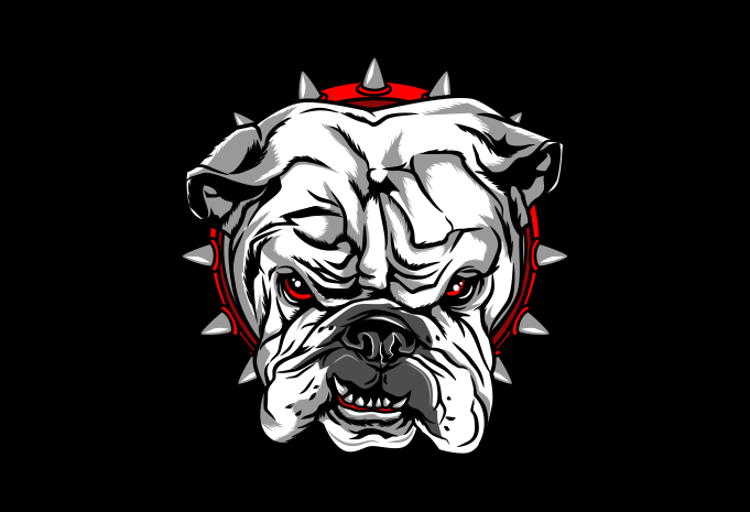 Bulldog Cartoon 2 - Buy t-shirt designs