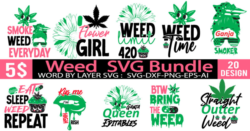 #Weed SVG Mega Bundle, 220 Weed T-Shirt Design, #Weed SVG Bundle,Weed T-Shirt Design Bundle, Smoke Weed Everyday T-shirt Design,Weed SVG Mega Bundle , Cannabis SVG Mega Bundle , 120 Weed