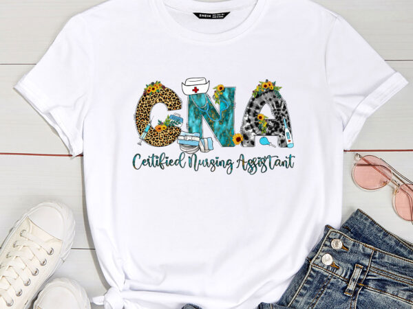 Cna certified nursing assistant tee nursing gift pc t shirt vector file