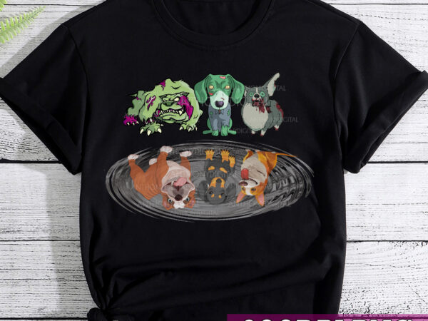 Dogs reflection dogs lover gift friends funny cute lovers design t-shirt, halloween gift tc 1