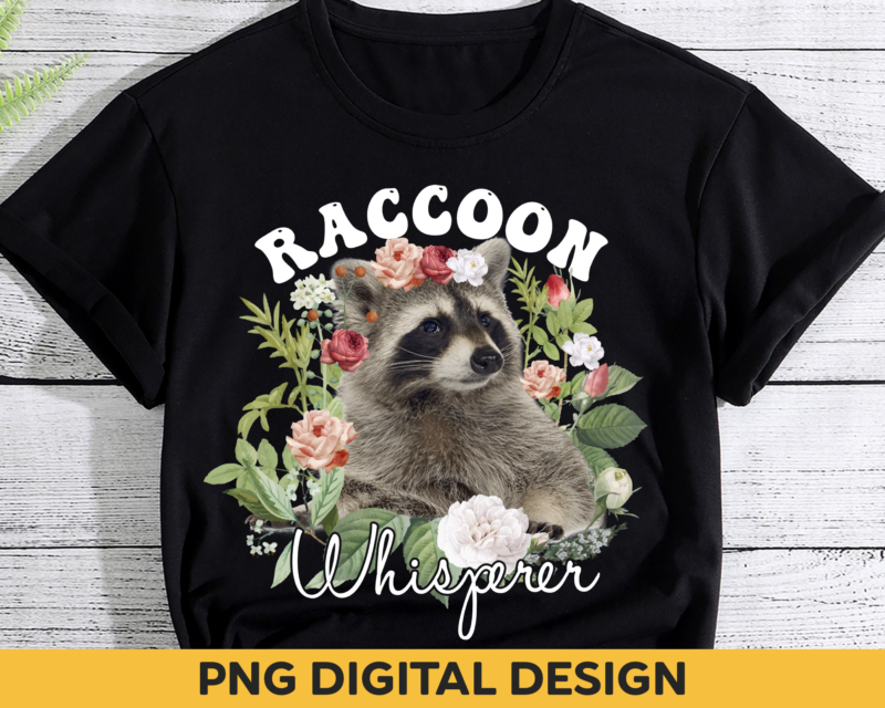 Floral Raccoon