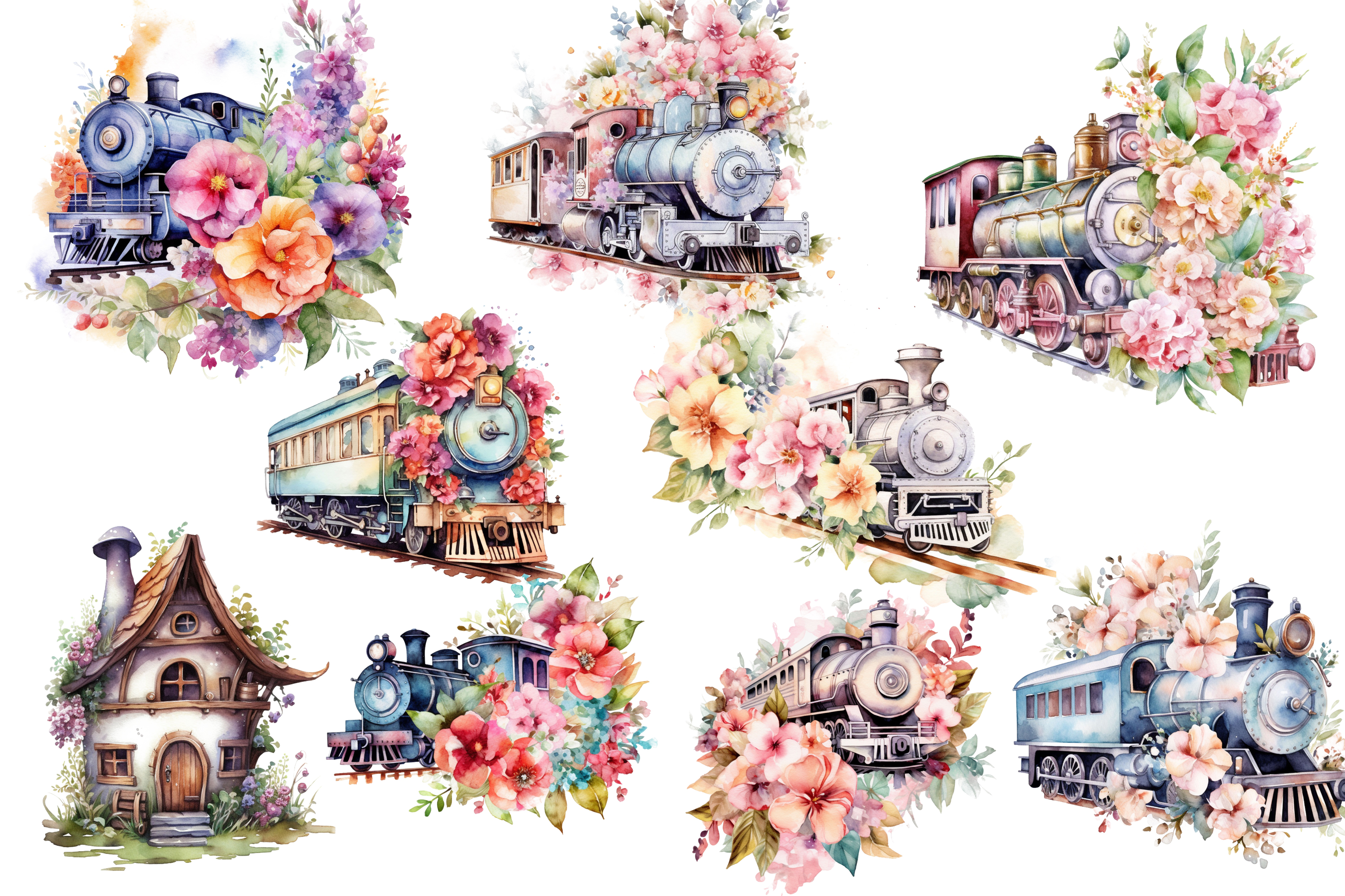 hubschrauber clipart flowers