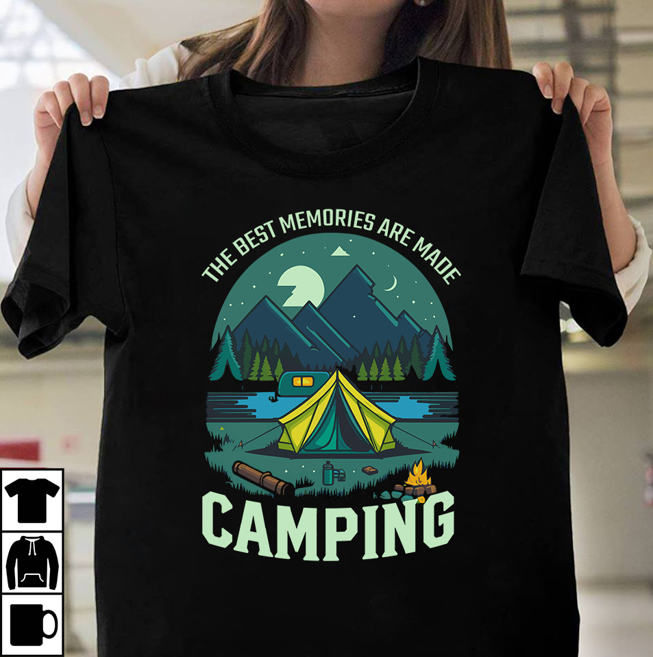 The Best Memories Are Made Camping T-shirt Design,Camping T-shirtt ...