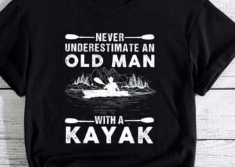 Funny Kayaking Design For Men Grandpa Kayaker Kayak Lovers PC