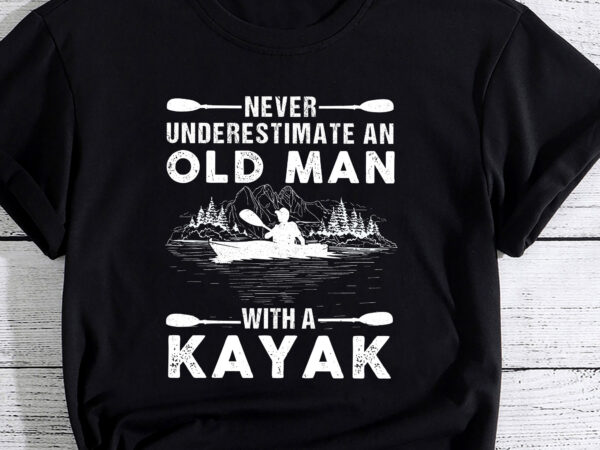 Funny kayaking design for men grandpa kayaker kayak lovers pc