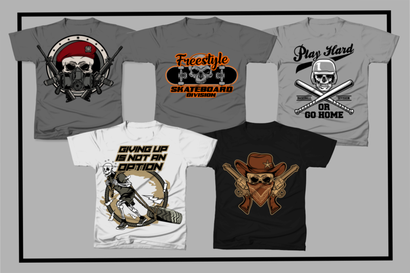 SKULL BUNDLE - Buy t-shirt designs