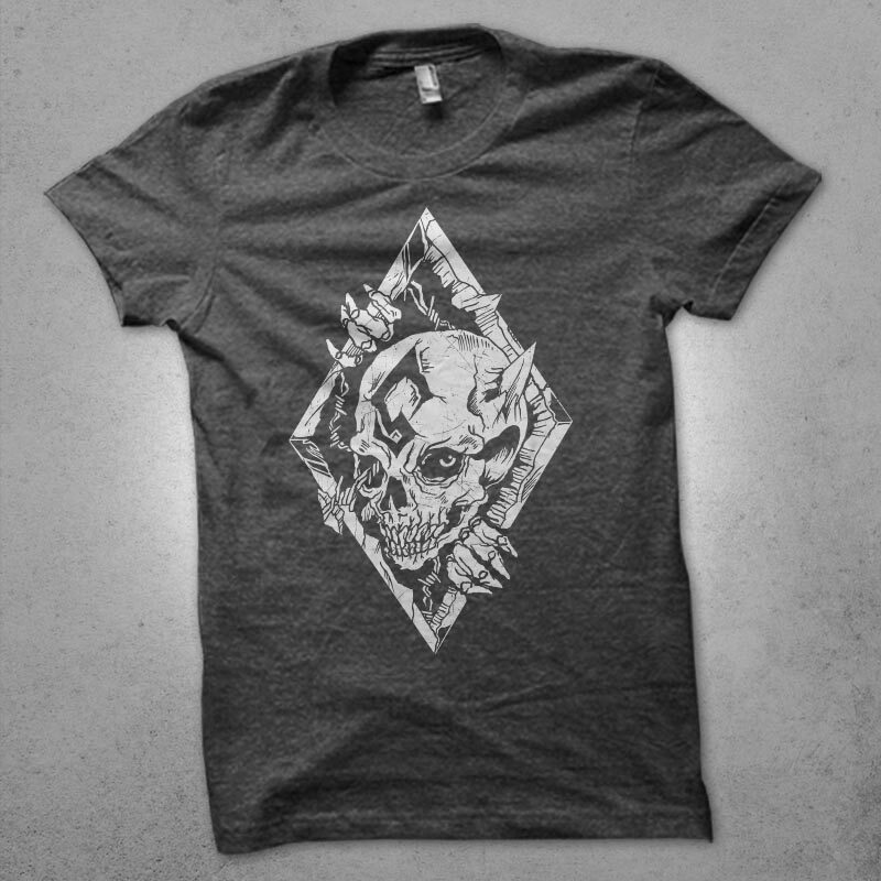 skull x bone tshirt design bundle