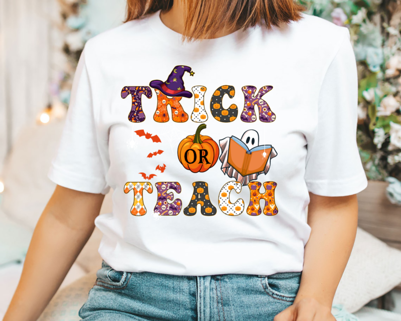 Halloween Teacher Shirt, Trick Or Teach Shirt TH