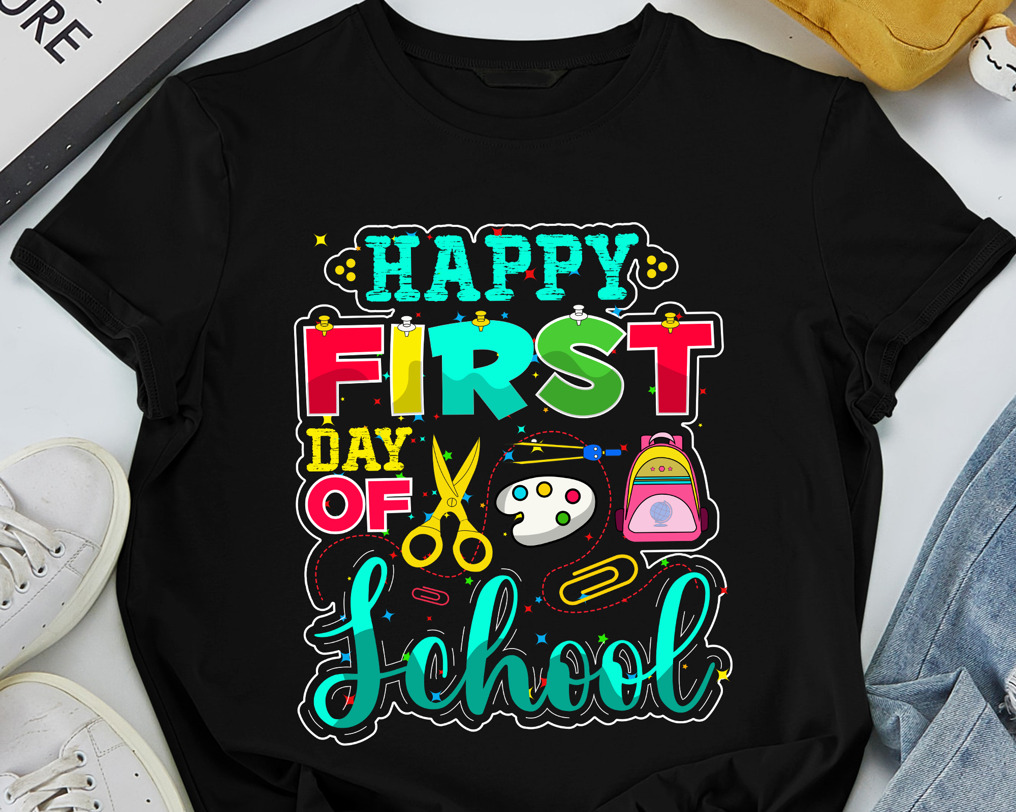 Happy First Day of School - Buy t-shirt designs