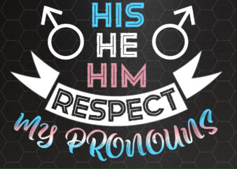 His He Him Respect My Pronouns Trans Transgender Pride Flag NC
