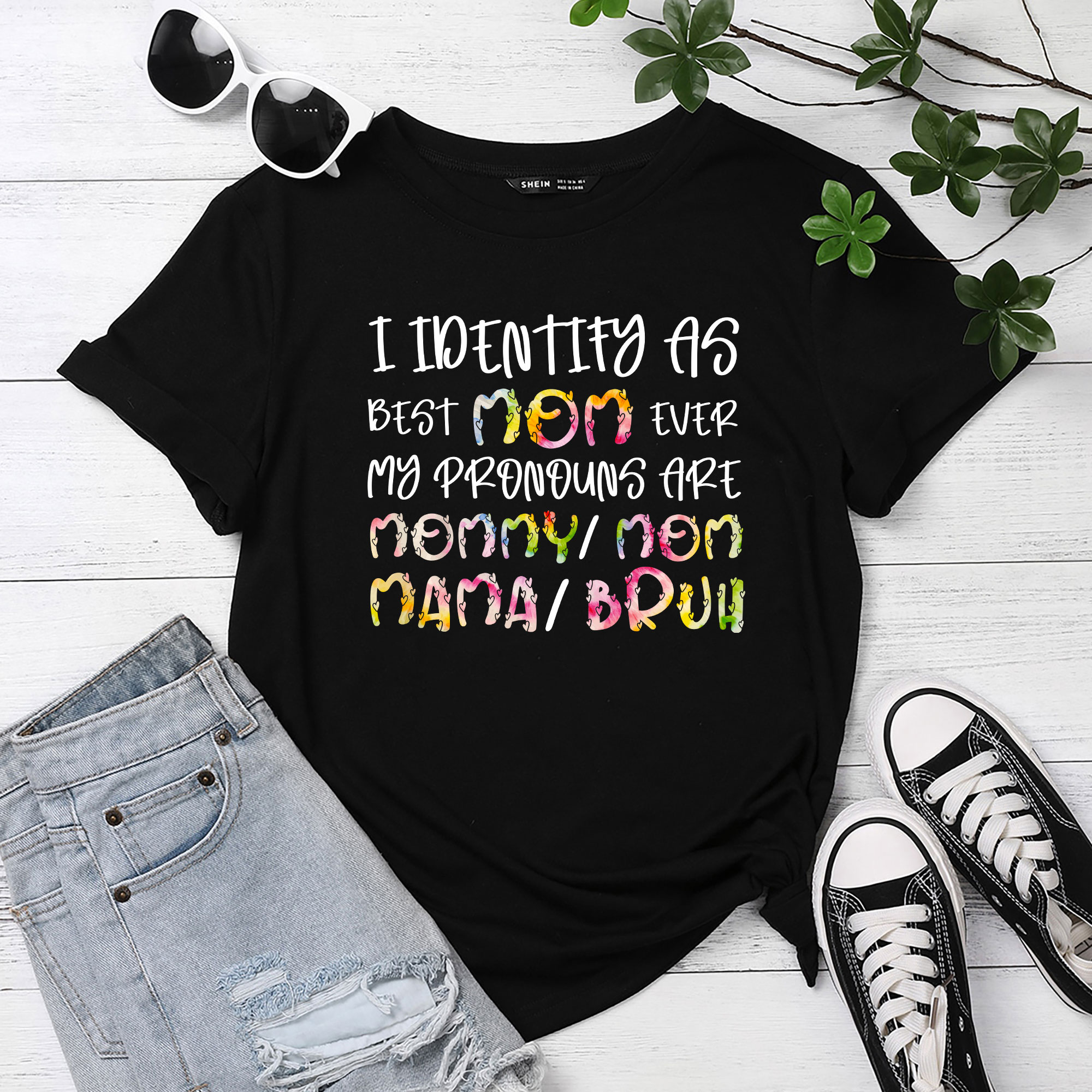 I identify as Best Mom Ever Funny Mothers Day T-Shirt PC - Buy t-shirt ...