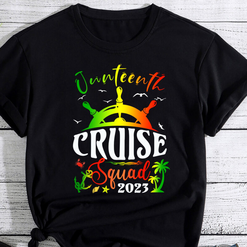 Junteenth Cruise Squad 2023 Matching Family Group With Anchor PC