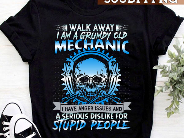 Mechanic png file for shirt, i am a grumpy old mechanic design, skull mechanic png, gift for dad, gift for him, instant download hc