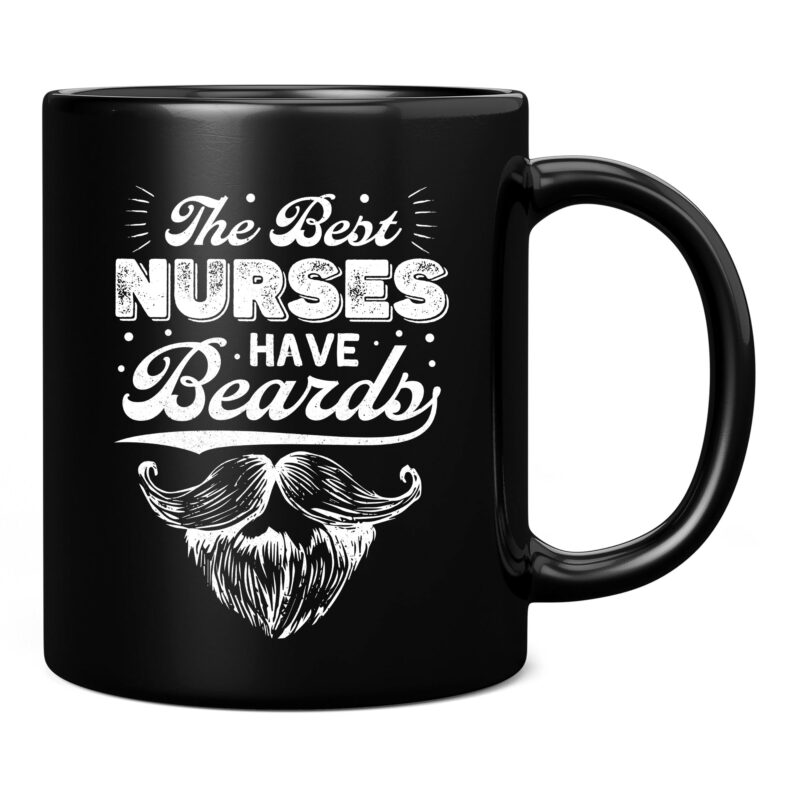 Mens The Best Nurses Have Beards, Nursing Student And Nurse Men T-Shirt PC