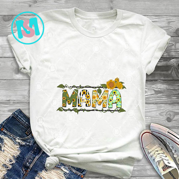 Sunflower Mama Bundle PNG, Happy Mother's Day, Mother, Mama