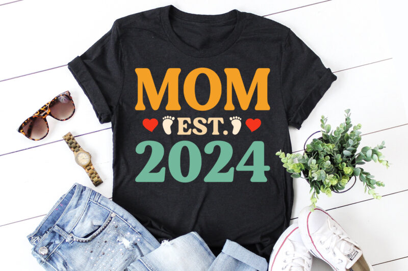 Mom Est 2024 T Shirt Design 7 800x532 