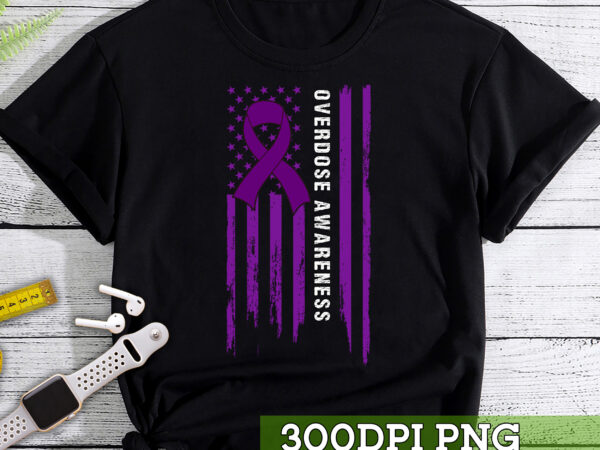 Overdose awareness day png file for shirt, flag png file, purple ribbon design, instant download hc