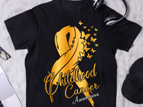 Png file – childhood cancer awareness shirt design, gold ribbon shirt, cancer survivor gift, instant download hh