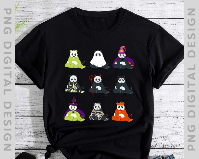 Panda Horror Halloween Shirt, Panda Horror Shirt, Panda Halloween Shirt, Halloween Gift TH