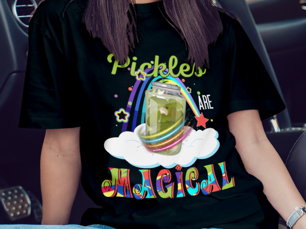 Pickles are magical – pickle vegetarian vegetable farming t-shirt