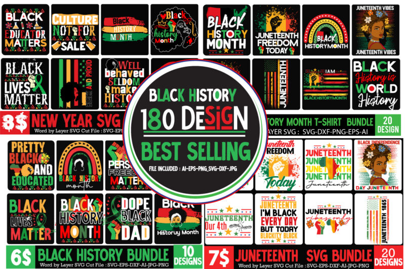 Black History Month T-Shirt Design Mega Bundle,20 Juneteenth SVG Design, Black History T-Shirt Design ,Black History Bundle ,#Juneteenth T-Shirt Design Bundle,Black History SVG Mega Bundle, Juneteenth T-Shirt Design, Juneteenth SVG