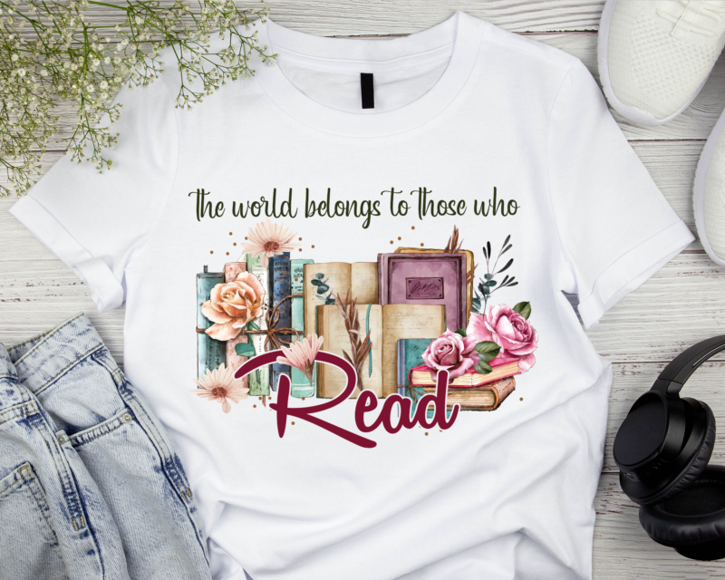 RD World Belongs to Those Who Read Shirt, Graphic Tee teacher shirt, Librarian Book Lover Shirt, Reading Shirt, Books Shirt , Teacher Gift