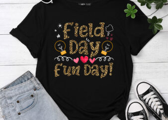 School Field Day Fun Leopard Field Day 2023 Teacher Kids T-Shirt PC