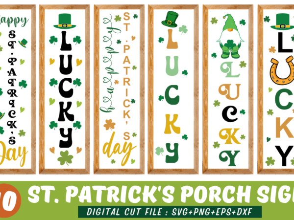 St patricks svg bundle t shirt template vector