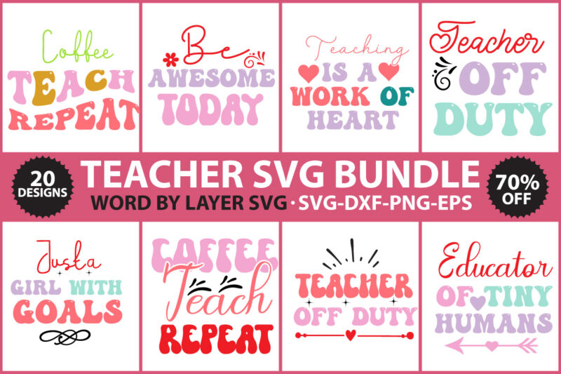 Teacher SVG Bundle