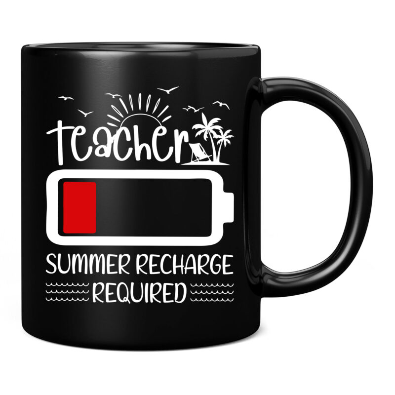 Teacher Summer Recharge Required Last day School Women Funny T-Shirt PC