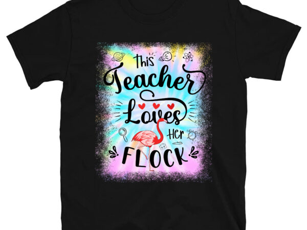 This assistant principal loves her flock flamingo teacher t-shirt pc