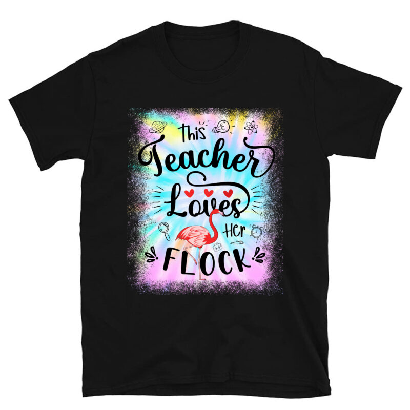 This Assistant Principal Loves Her Flock Flamingo Teacher T-Shirt PC