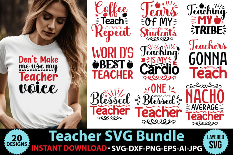 Teacher SVG Design Bundle,Teacher Svg Bundle, Teacher Quote Svg, Teacher Svg, School Svg, Teacher Life Svg, Back to School Svg, Teacher Appreciation Svg,Teacher SVG Bundle, Teacher Svg, School svg, Teach