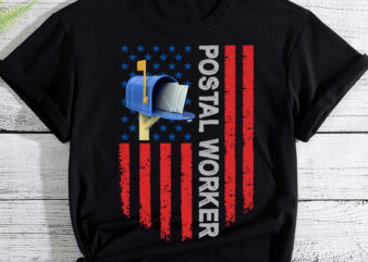 US Postal Worker T-Shirt, Patriotic Mail Carrier T-Shirt, Postal Carrier Shirt, American Flag T-Shirt, Mailman Shirt, Postal Worker Gift