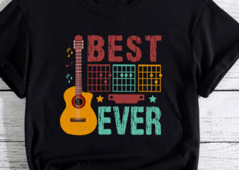 Vintage-Best-Guitar-Dad-Ever-Chords-Best-fahter-Guitar-PC