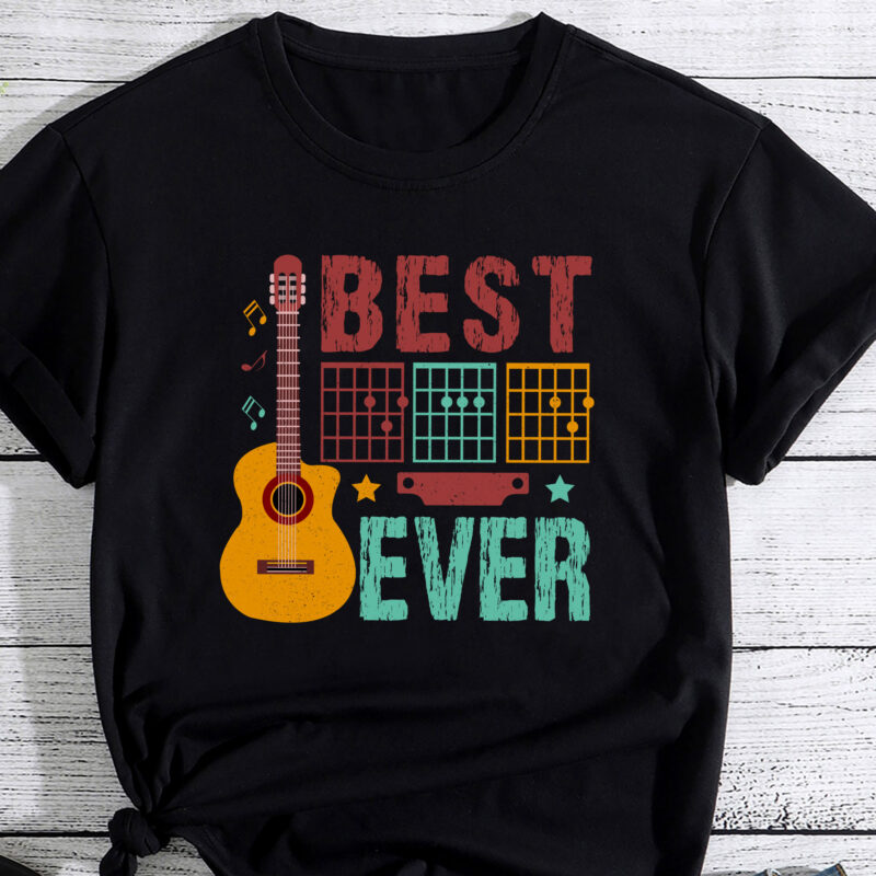 Vintage-Best-Guitar-Dad-Ever-Chords-Best-fahter-Guitar-PC