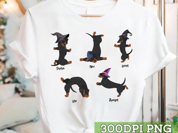 Yoga dachshund halloween shirt, dachshund shirt, ghost shirt, halloween dog shirt, dog lover shirt tc