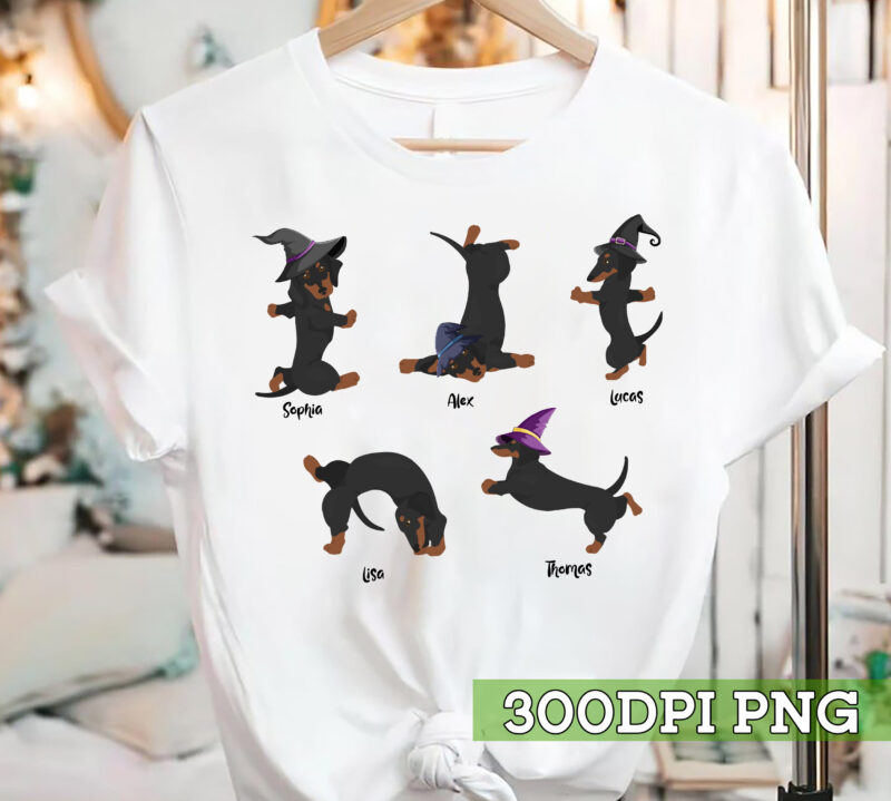 Yoga Dachshund Halloween shirt, Dachshund shirt, Ghost Shirt, Halloween Dog Shirt, Dog Lover Shirt TC