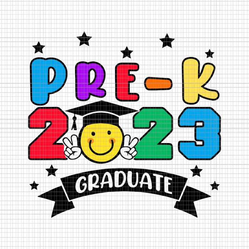 Pre-K Graduate Last Day of School Graduation Teacher Svg, Pre-K 2023 Graduate Svg, Last Day of School Svg