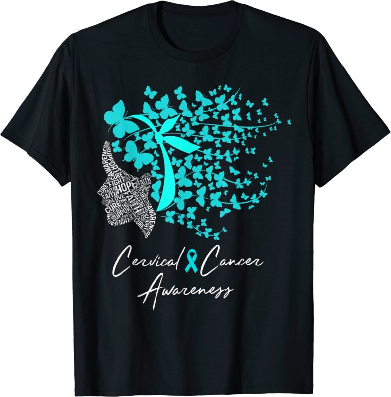 15 Cervical Cancer Awareness Shirt Designs Bundle For Commercial Use, Cervical Cancer Awareness T-shirt, Cervical Cancer Awareness png file, Cervical Cancer Awareness digital file, Cervical Cancer Awareness gift, Cervical Cancer