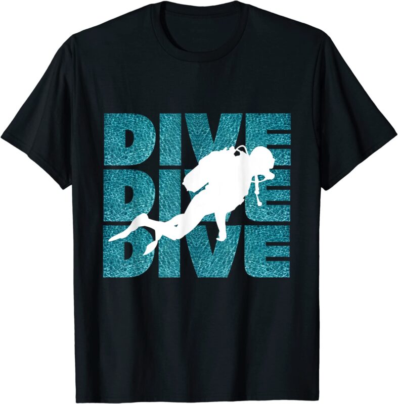 15 Scuba Diving Shirt Designs Bundle For Commercial Use, Scuba Diving T ...